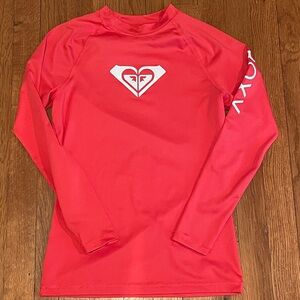 Roxy Women’s Red Rash Guard medium
